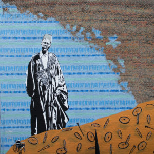 Mamadou N'Diaye, fresque réalisée durant le festival Expériences Urbaines à Roubaix en 2020